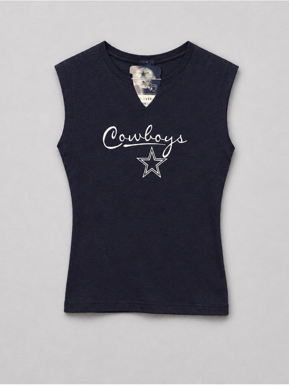 NFL ~ Authentic Apparel ~ Dallas Cowboys Women's Sleeveless T-Shirt ~ Size M